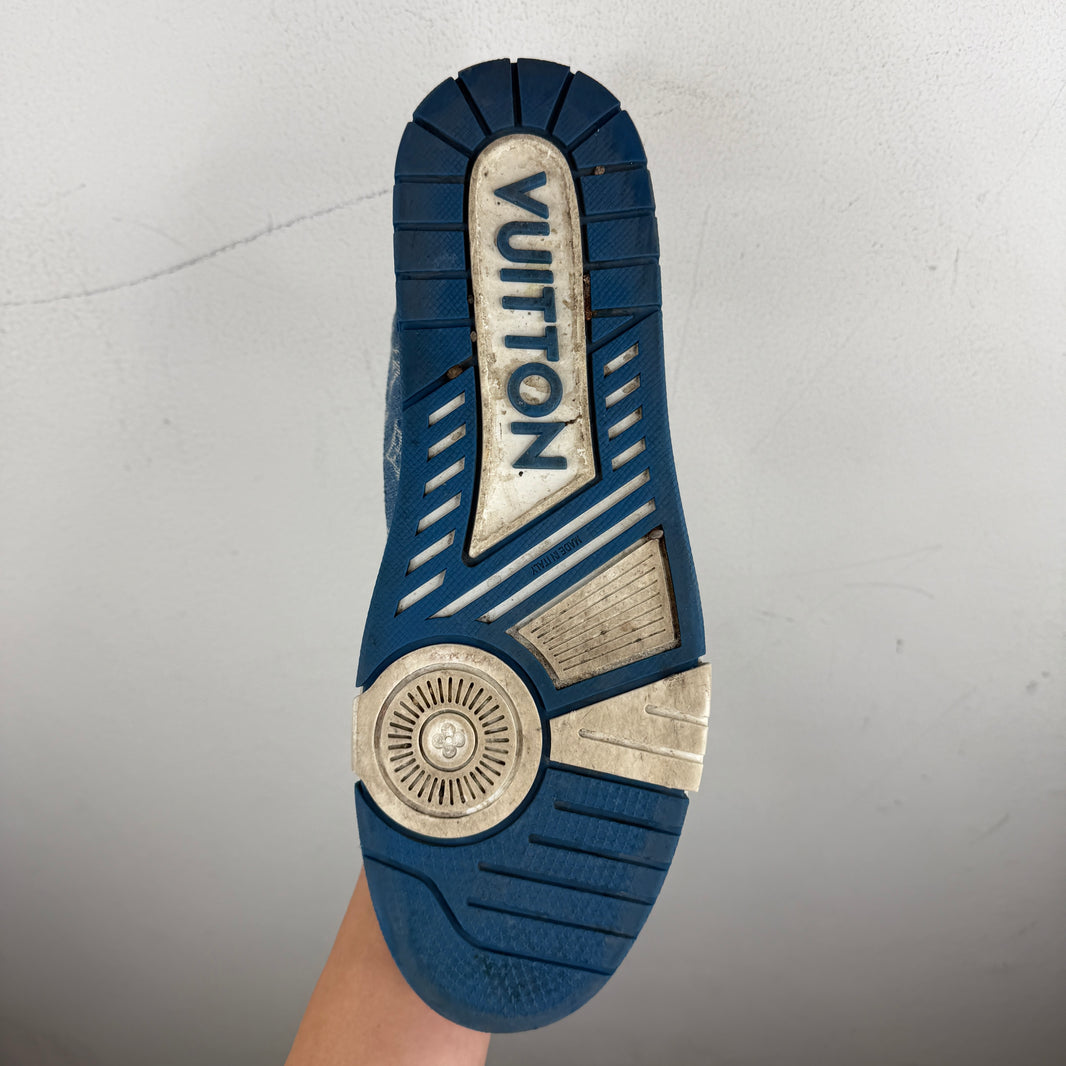 Louis Vuitton Denim/Leather Low Trainer Sneakers
