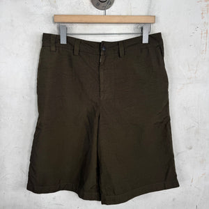 Acne Studios Nylon Olive Shorts