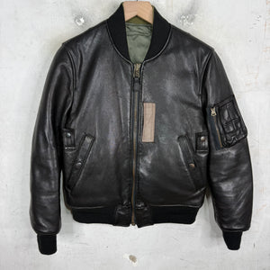 Maison Mihara Yasuhiro Reversible Leather/Nylon Bomber