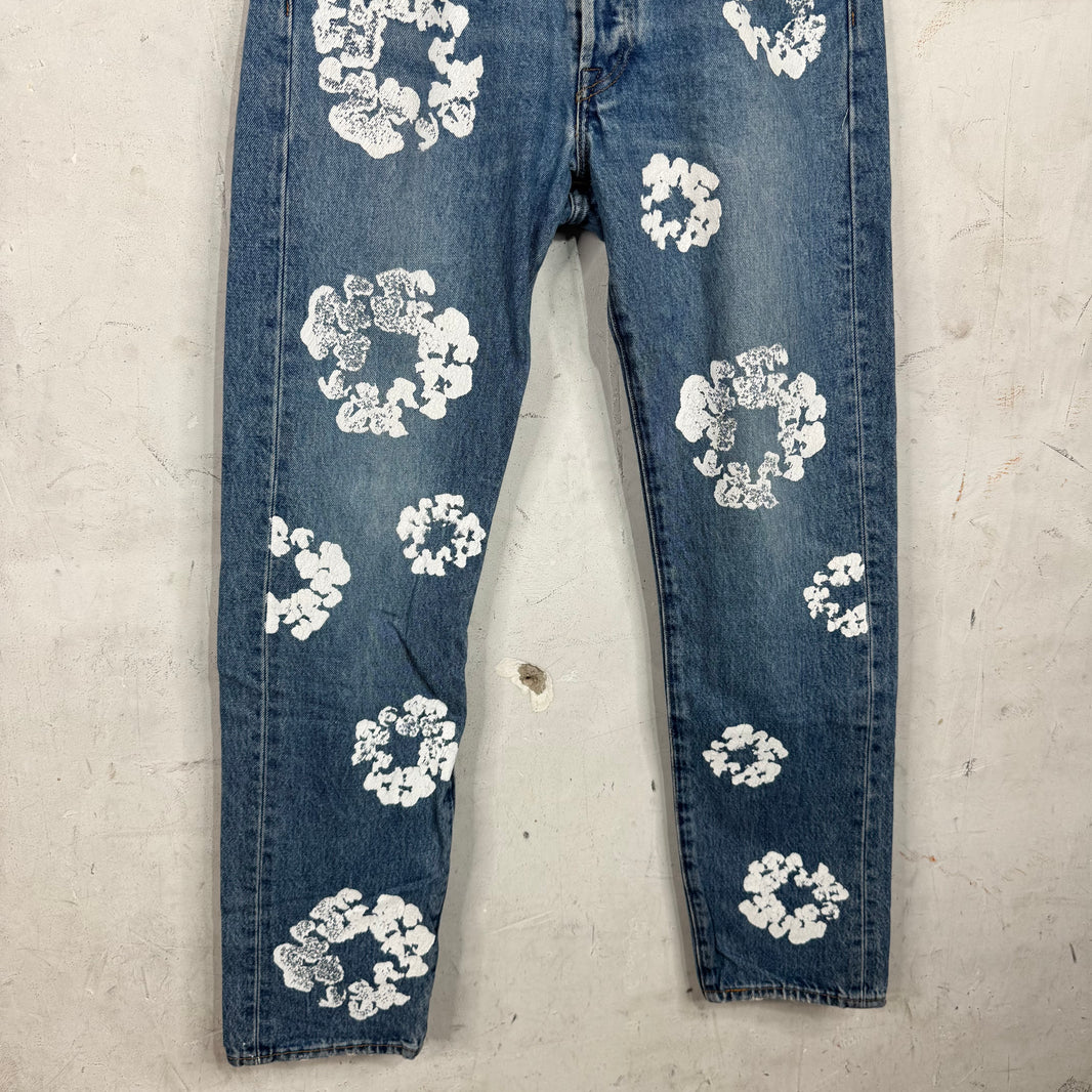 Levi’s x Denim Tears Wreath Jeans Medium Blue
