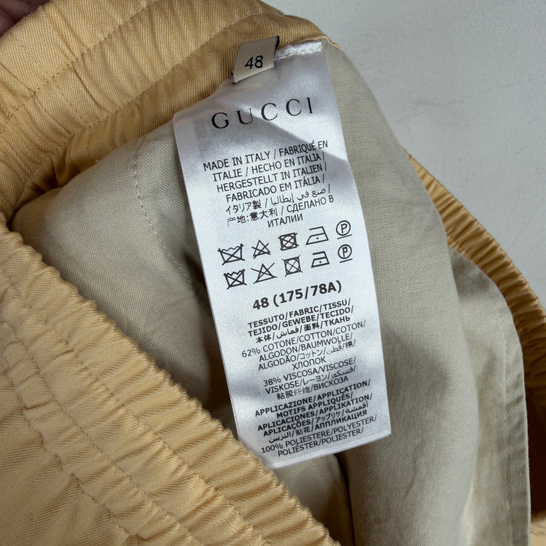 Gucci Badge Elastic Pants