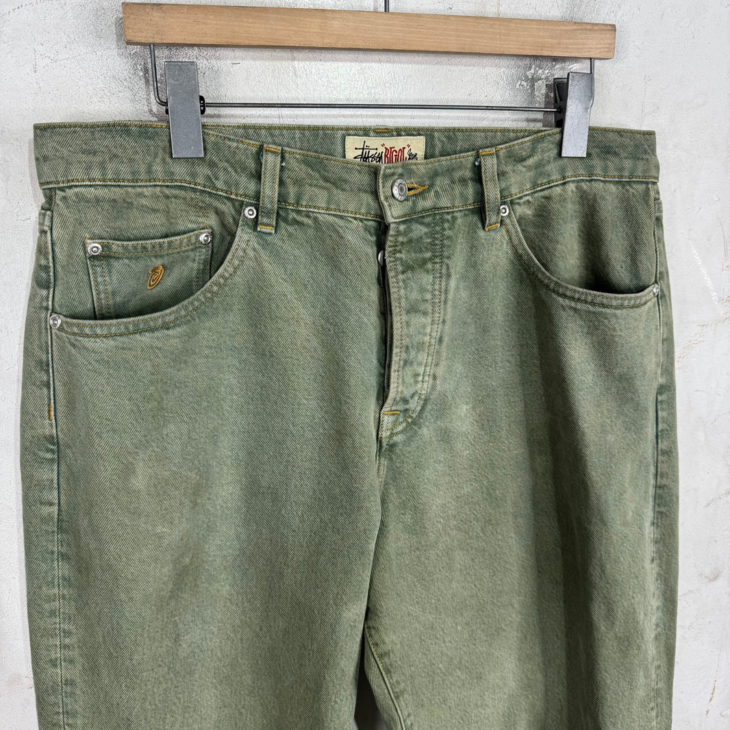 Stussy Dirty Wash Big Ol Jeans