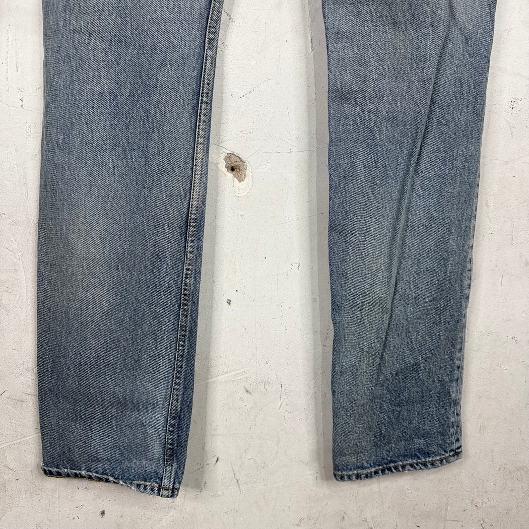 Saint Laurent Lightwash Distressed D8 Jeans