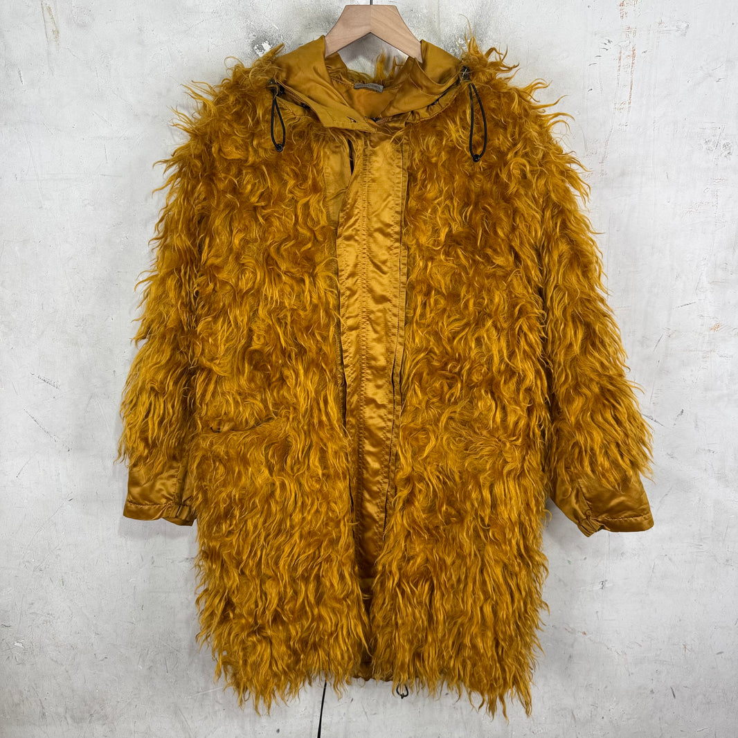 Bottega Veneta Fur/Satin Shag Jacket