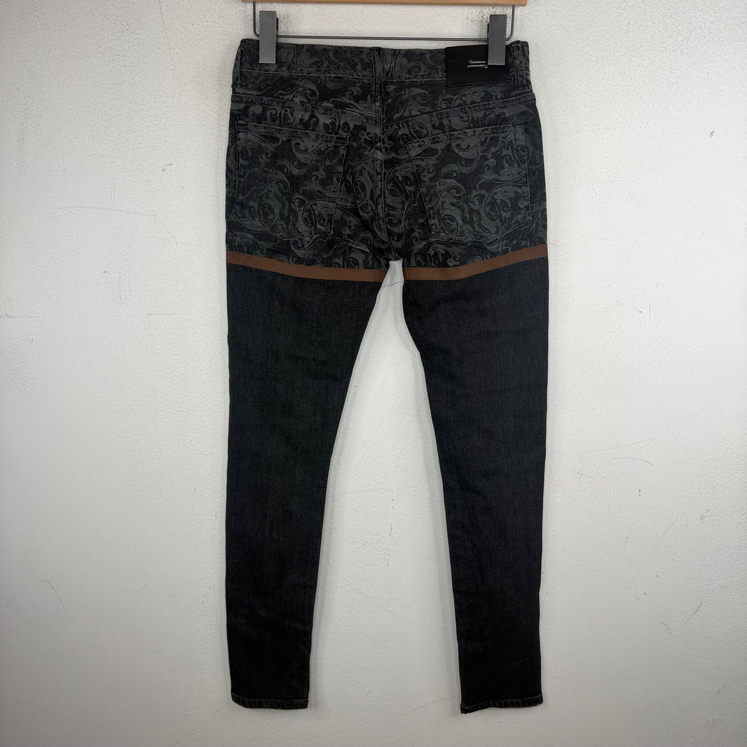 Undercover Paisley Hybrid Jeans