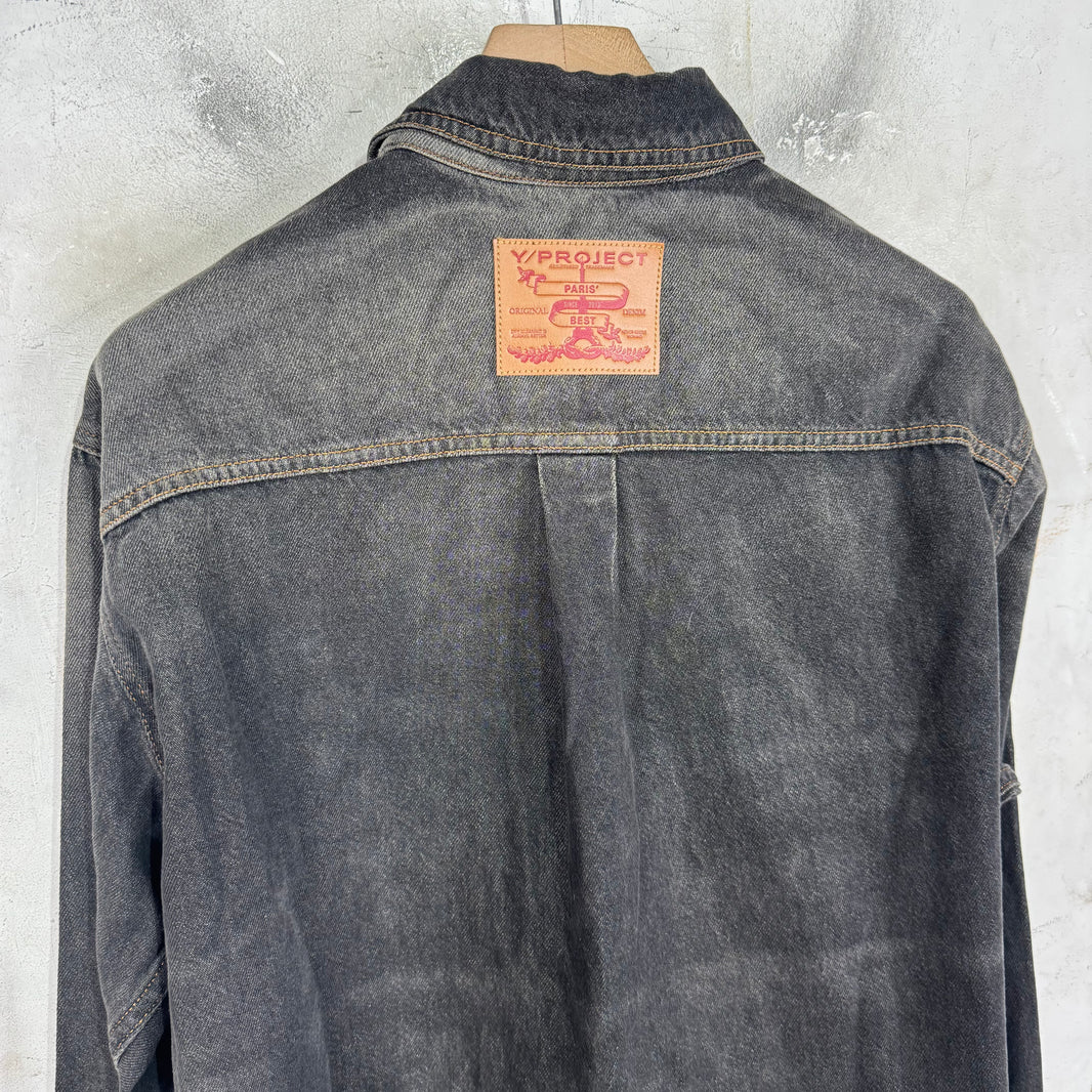 YProject Denim Charcoal Shirt