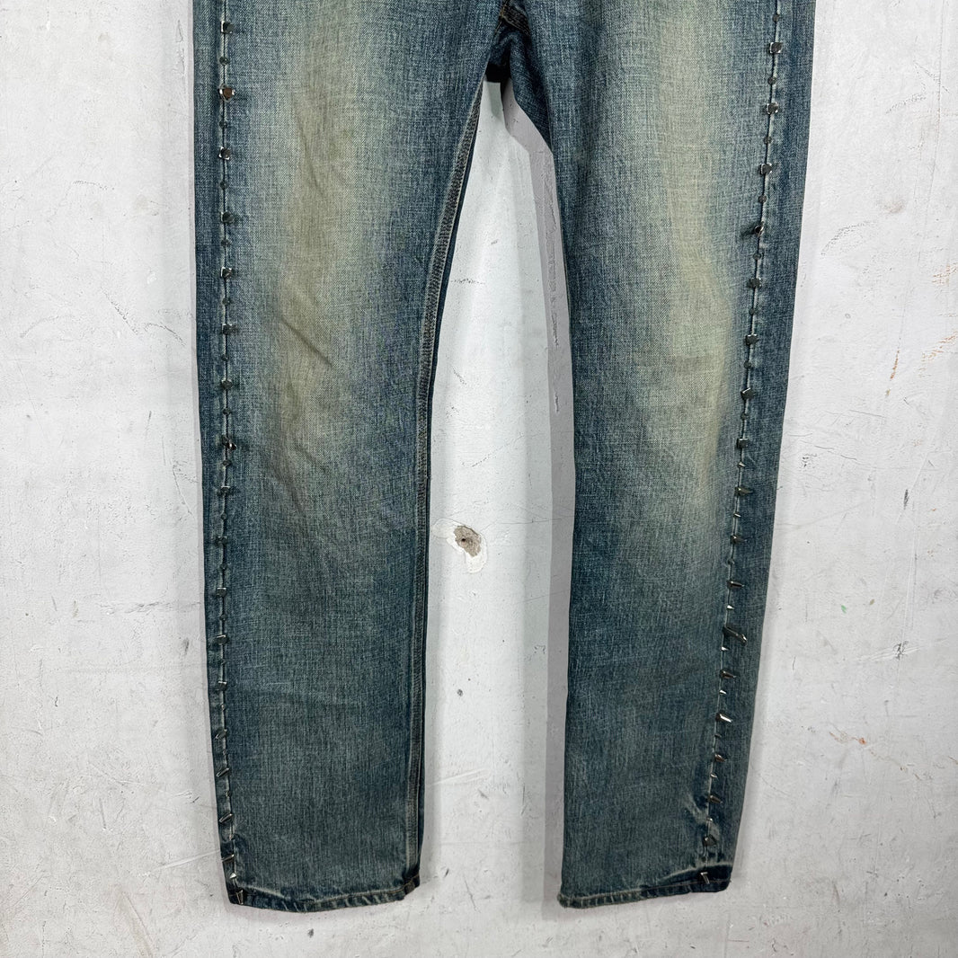 Givenchy Spiked Side Seam Jeans