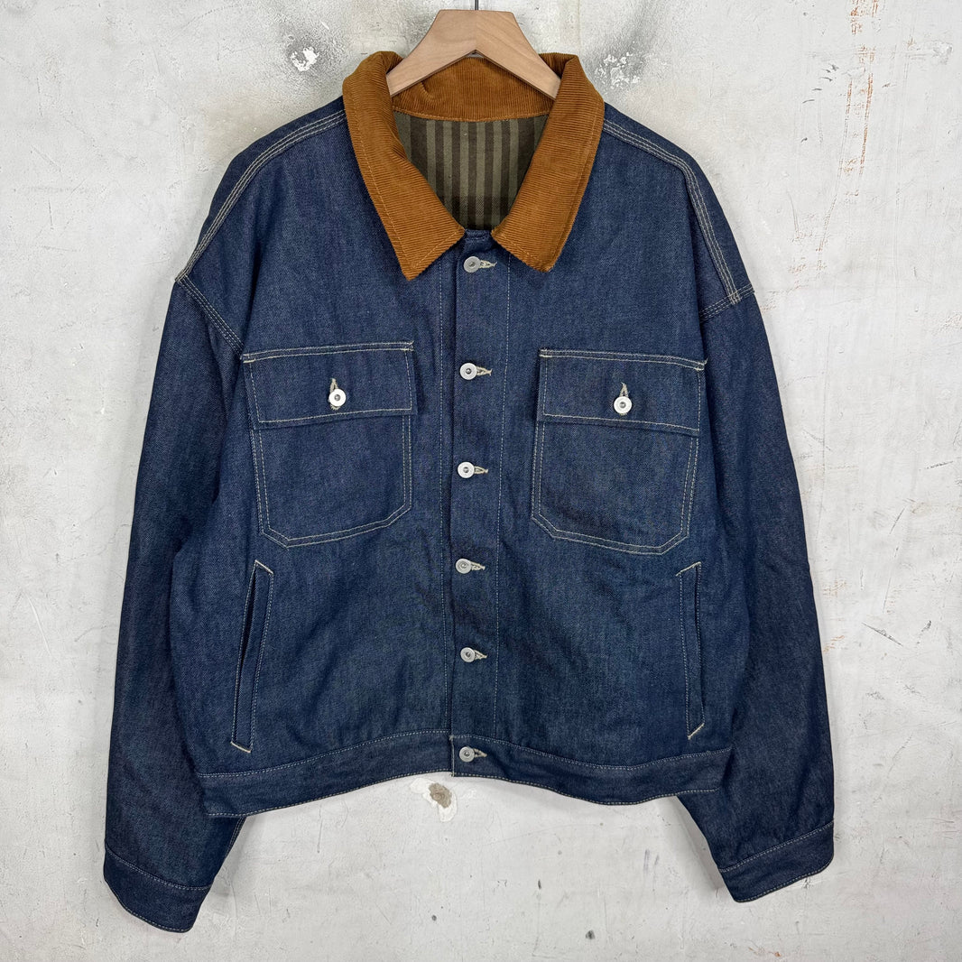Yeezy Season 6 Flannel Lined Denim Jacket