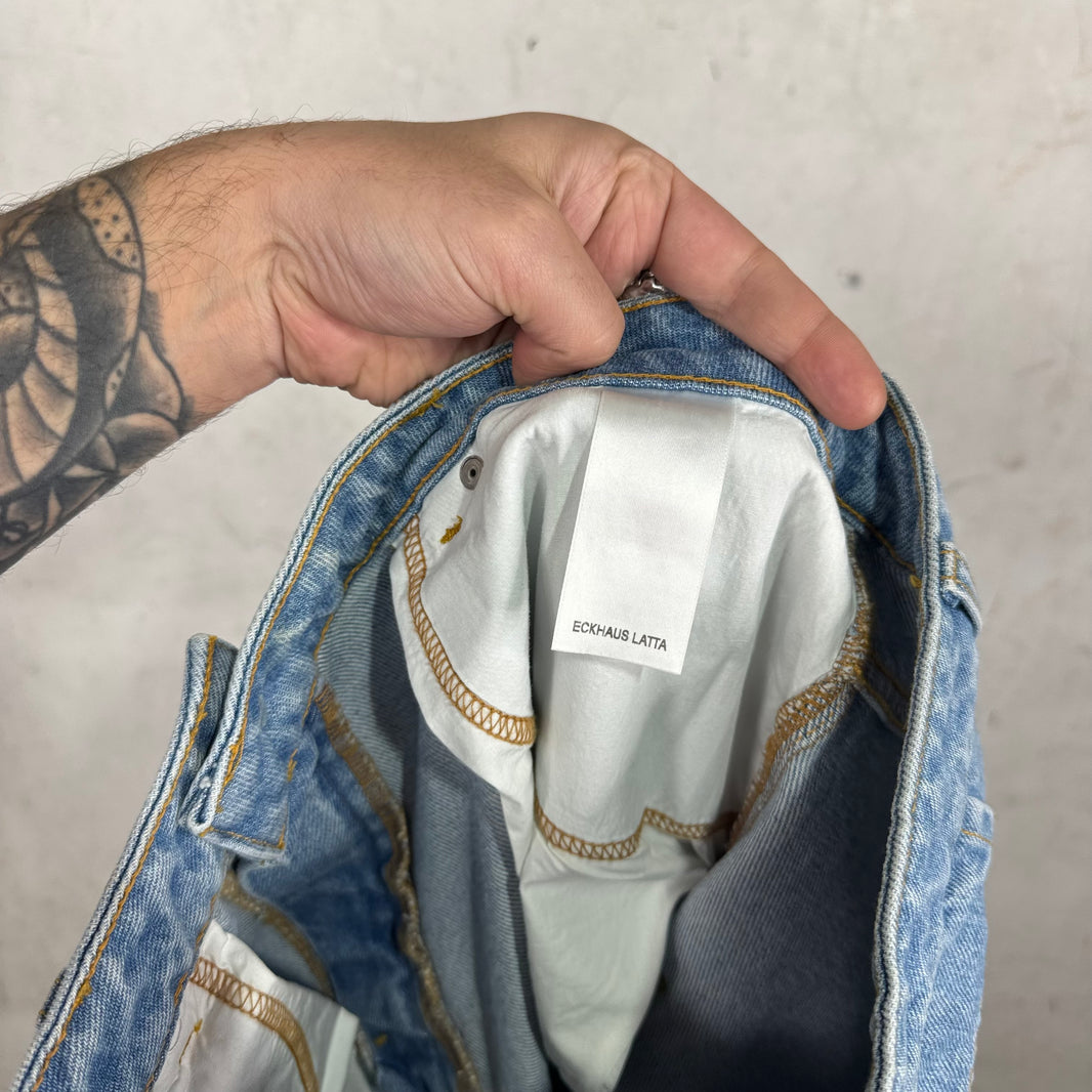 Eckhaus Latta Lightwash Loose Jeans