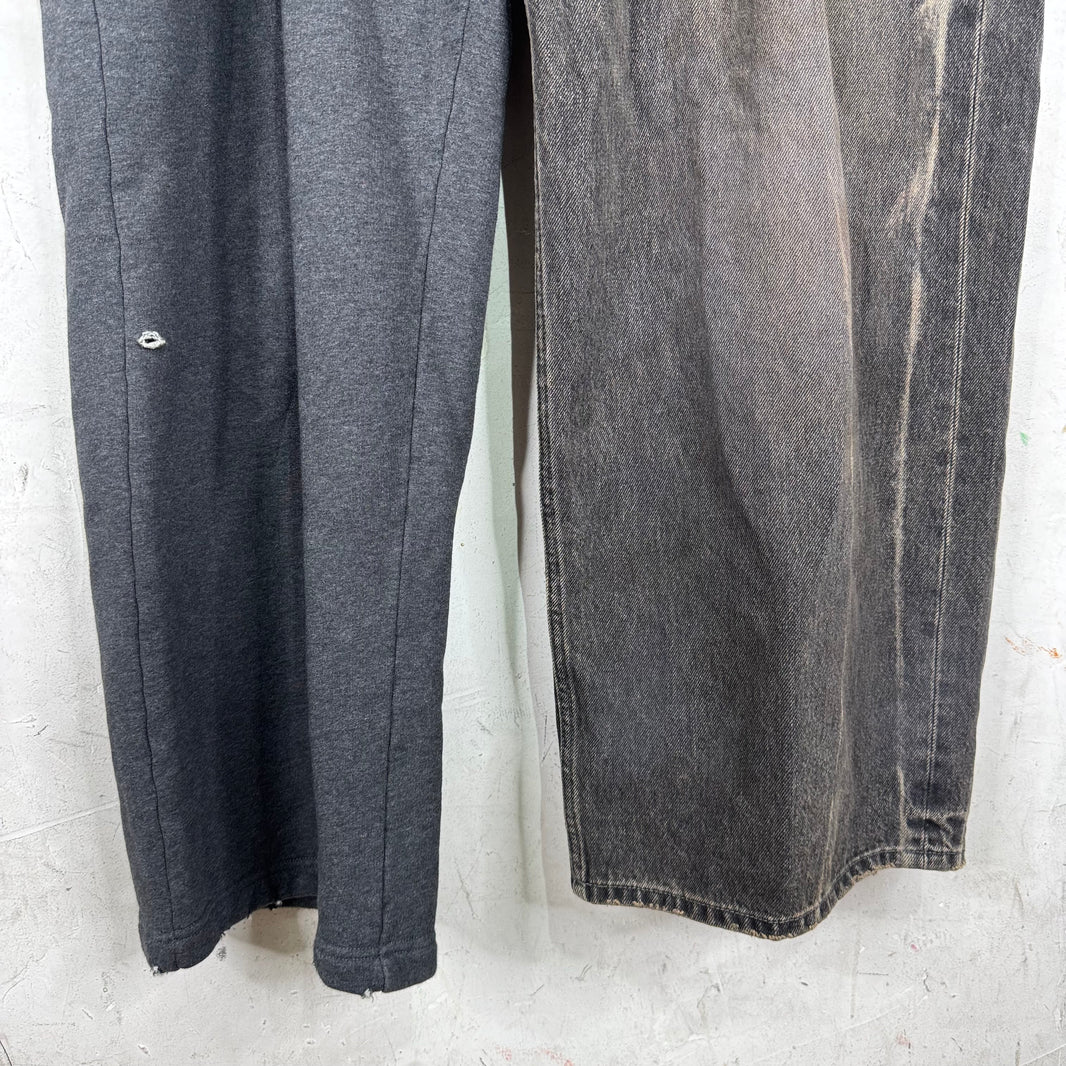 Balenciaga 50/50 Hybrid Baggy Pants