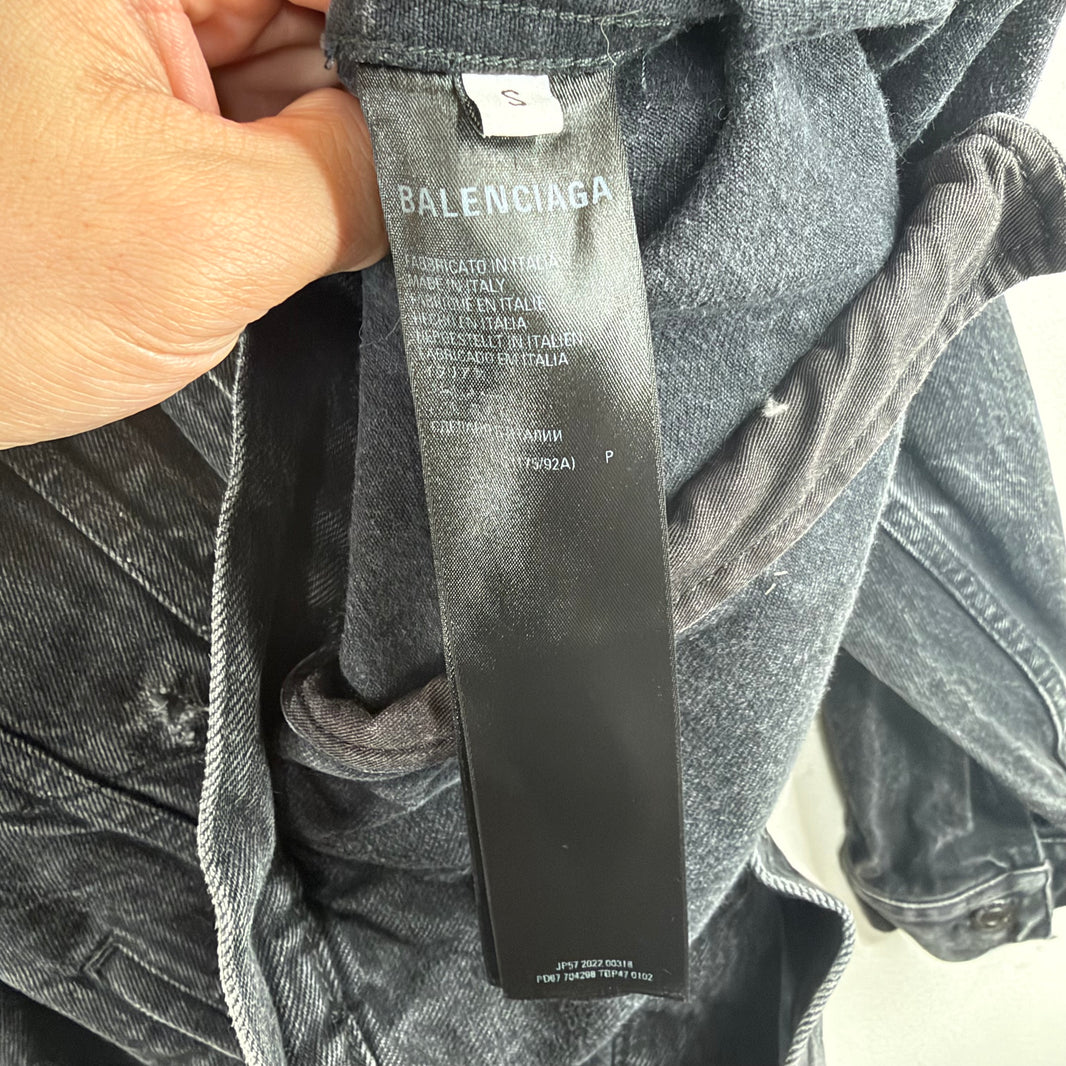 Balenciaga Faded 3B Trucker Jacket