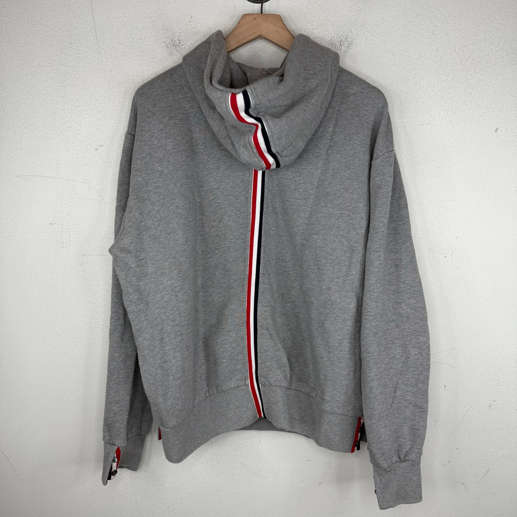 Thom Browne Gray Logo Hoodie
