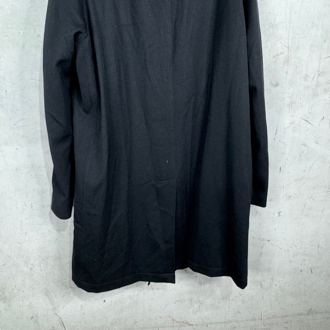 Kris Van Assche Black Peacoat
