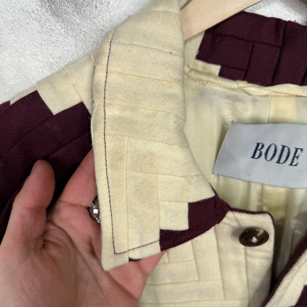 Bode Log Cabin Suiting Coat