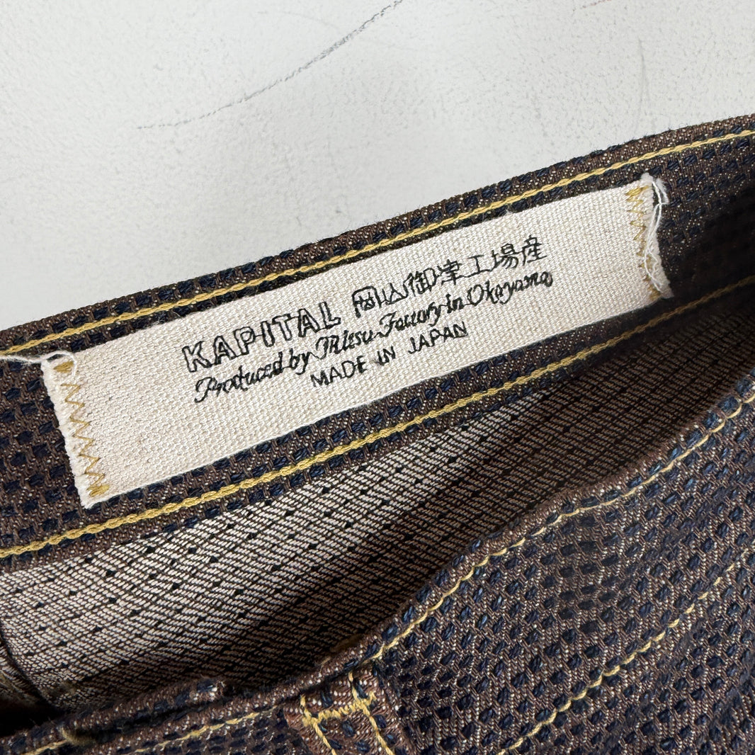Kapital Brown Century Denim Jeans