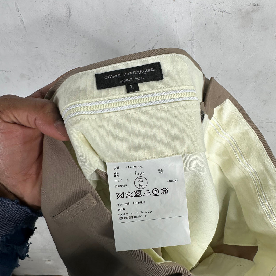 Comme Des Garçons Flared Reconstructed Trousers