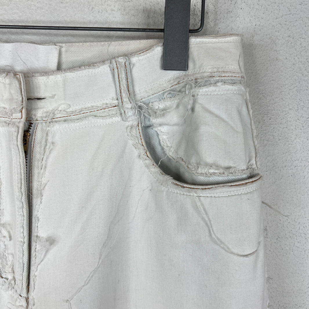 Margiela White Distressed Inside Out