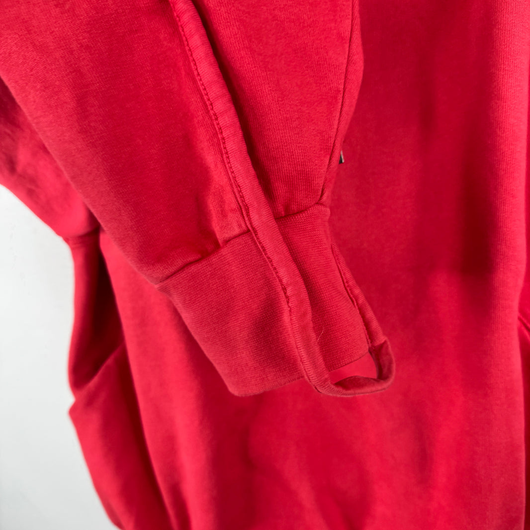 Jacquemus Red Wavy Logo Hoodie