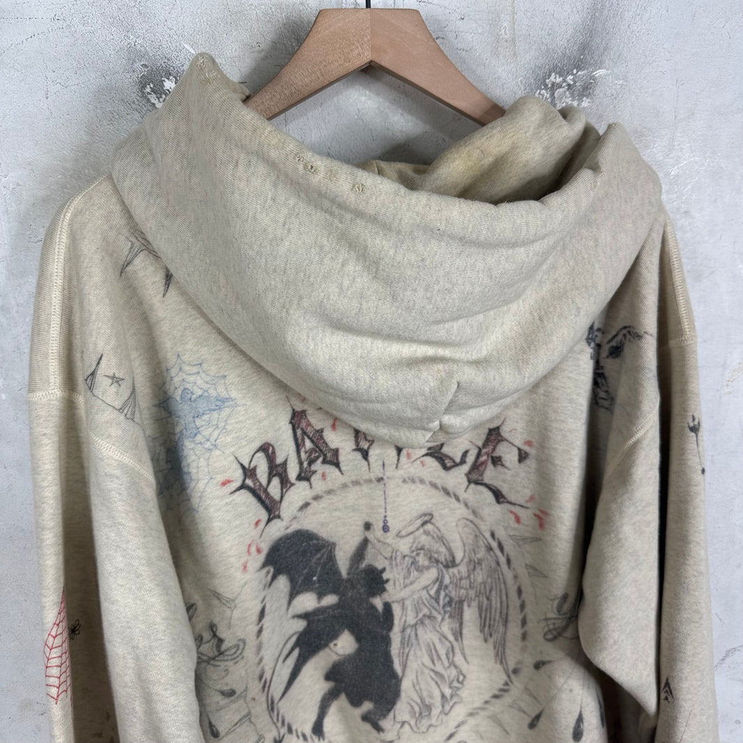 Saint Michael Dr. Woo Grafitti Hoodie