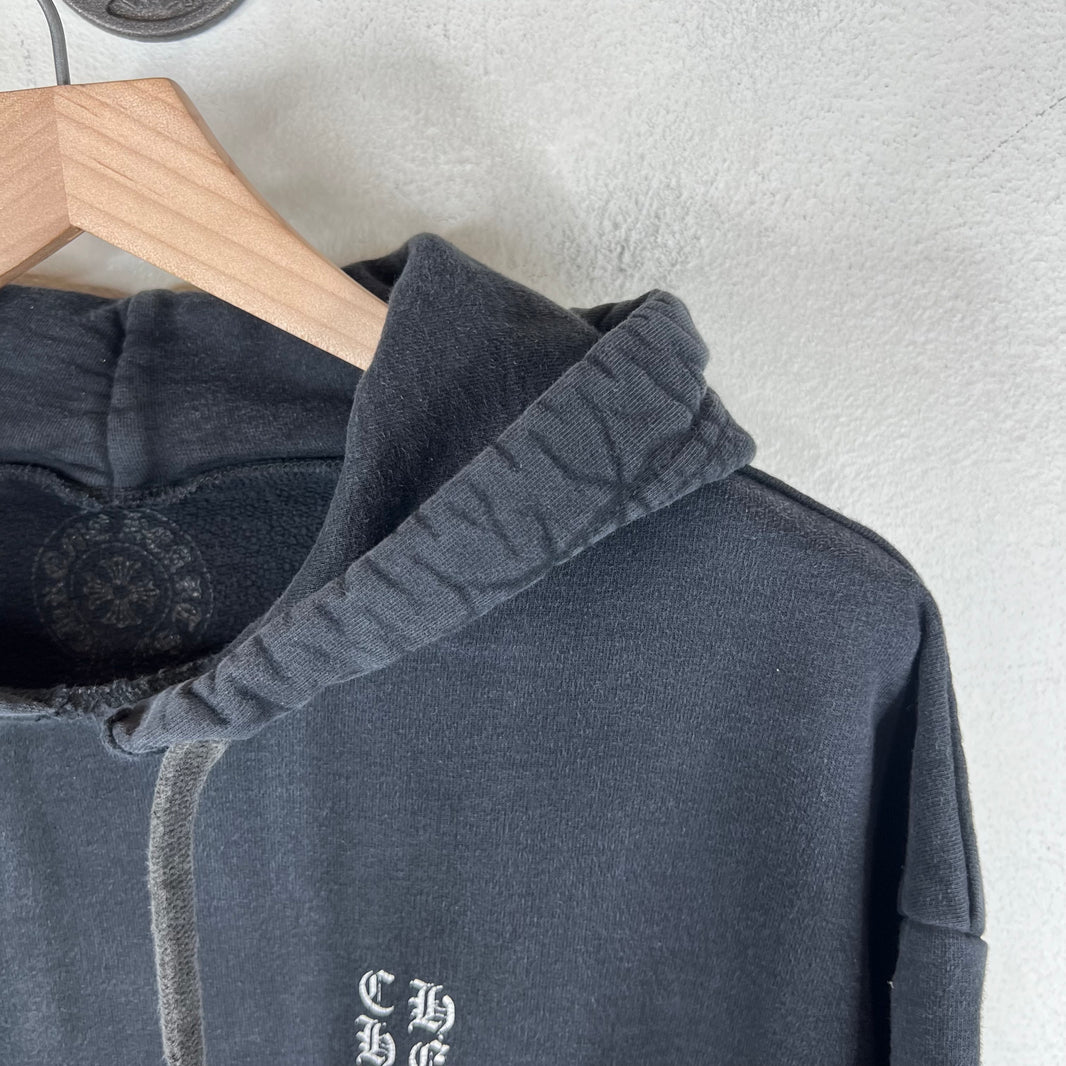 Chrome Hearts Smoked Vertical Logo Hoodie