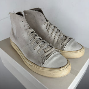 Margiela Deconstructed Canvas High Top Sneakers