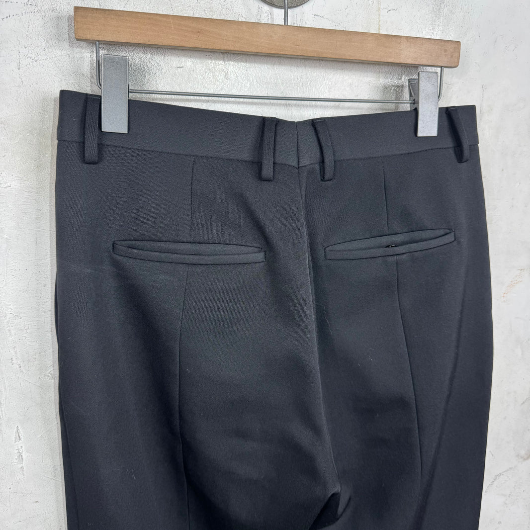 Louis Vuitton Heel Zip Black Trousers