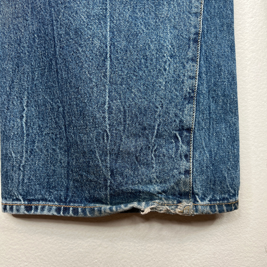 Our Legacy Treble Cut Wide Leg Denim Jeans