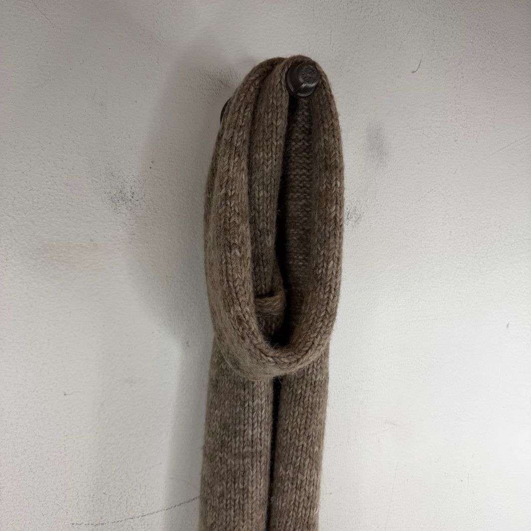 Margiela Brown Knit Scarf
