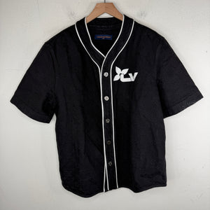 Louis Vuitton Black Monogram Baseball Jersey