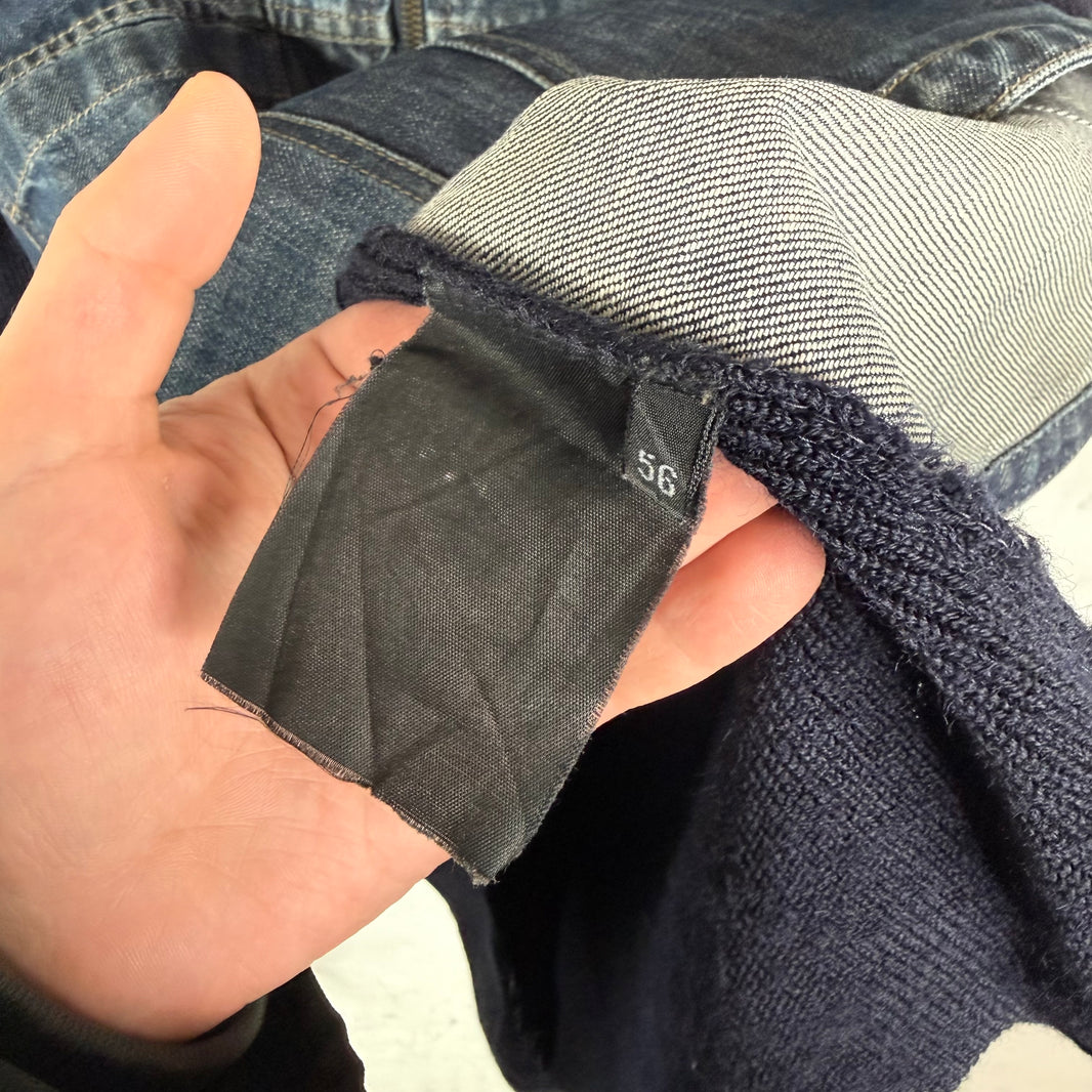 Prada Linea Rossa Hybrid Denim Knit Jacket