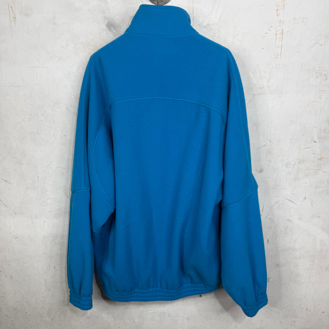 Balenciaga Blue Sporty B Fleece Jacket