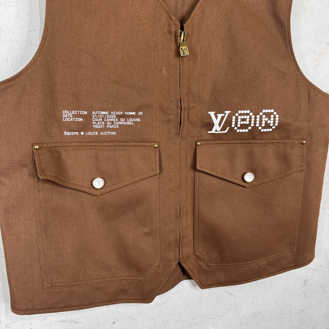 Louis Vuitton Equipe Brown Vest