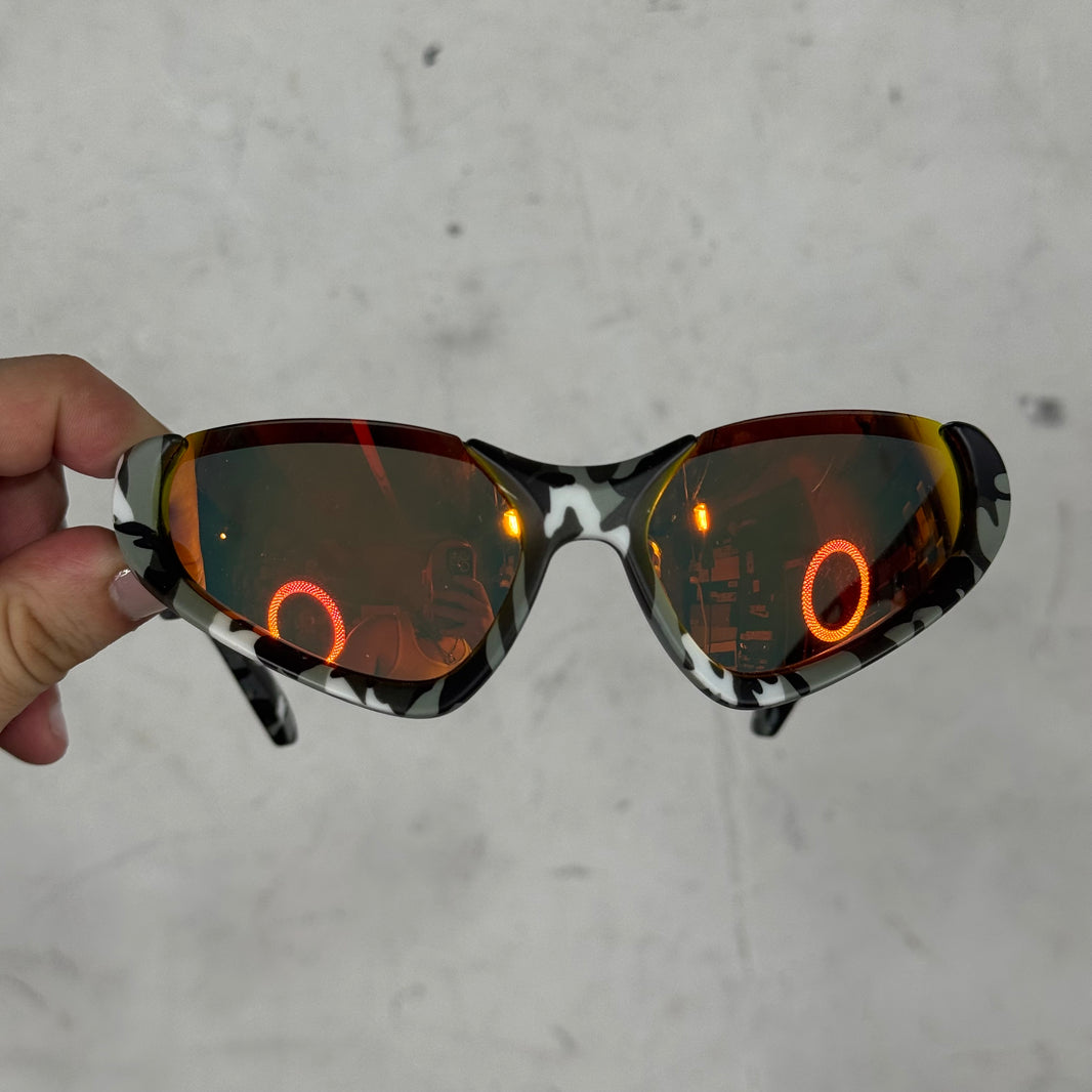Balenciaga Snow Camo Reverse Xpander Sunglasses