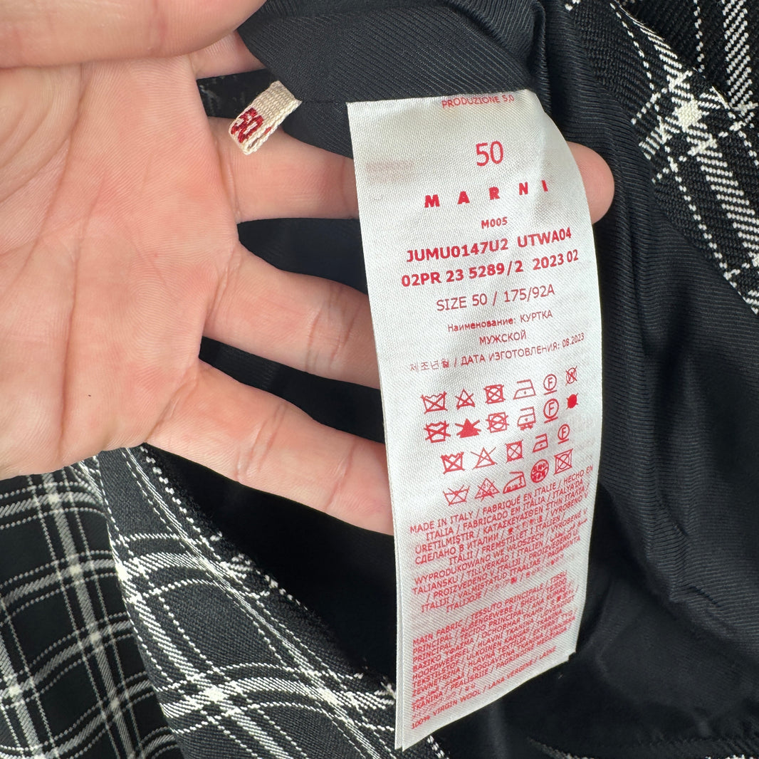 Marni Flannel Zip Jacket