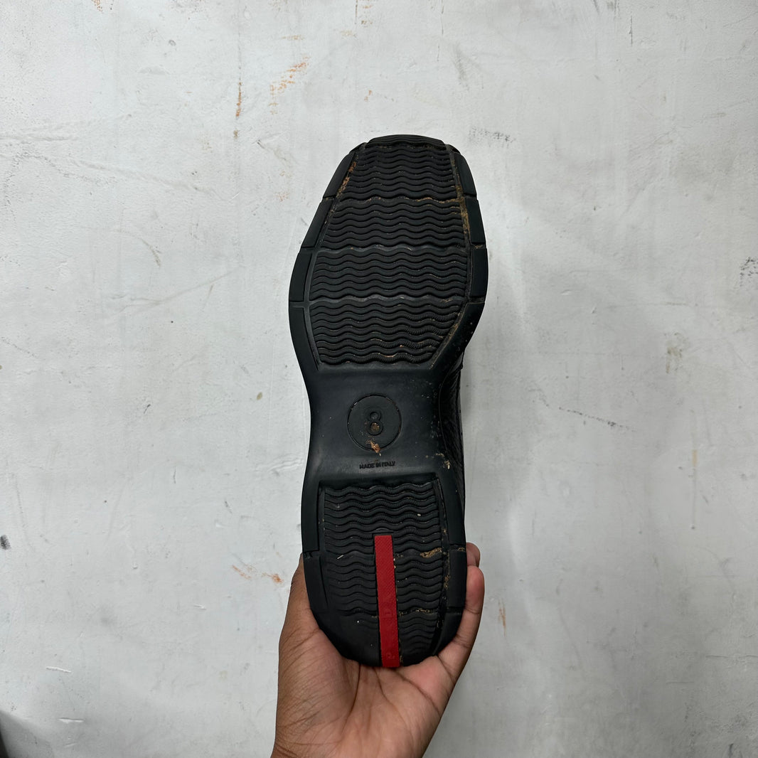 Prada Calzature Leather Trainer