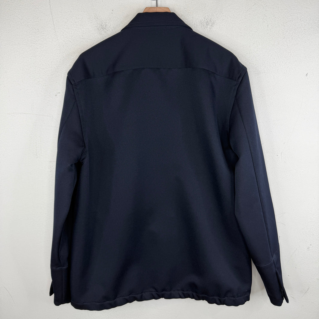 Marni Navy Nylon Work Jacket