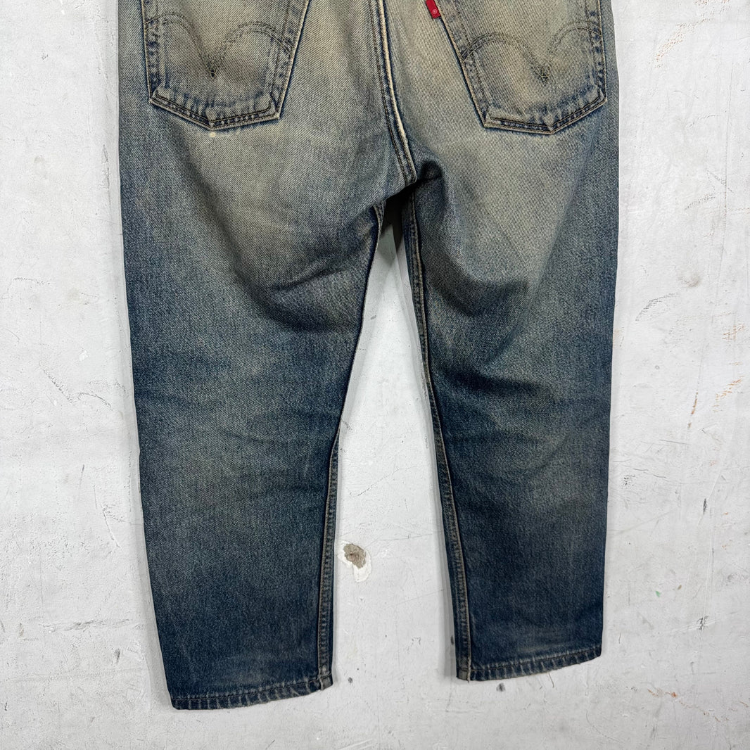 Vintage Levis 505 Distressed Repaired Jeans