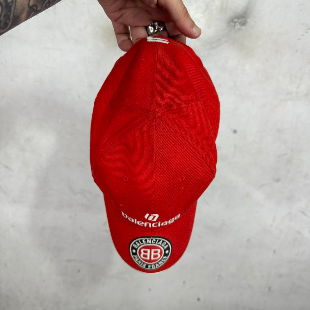 Balenciaga Spell-Out Crest Logo Hat