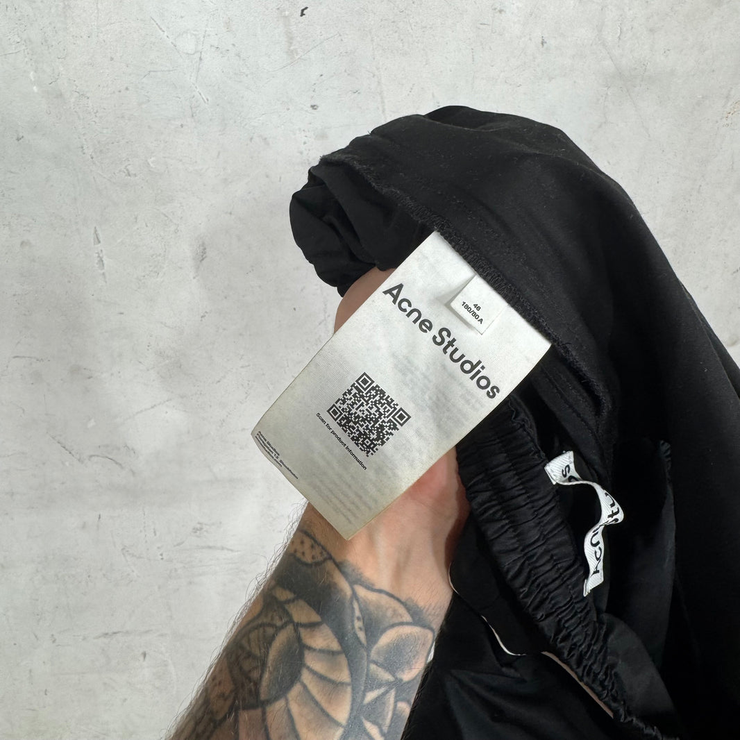 Acne Studios Wide Paneled Logo Track Pants