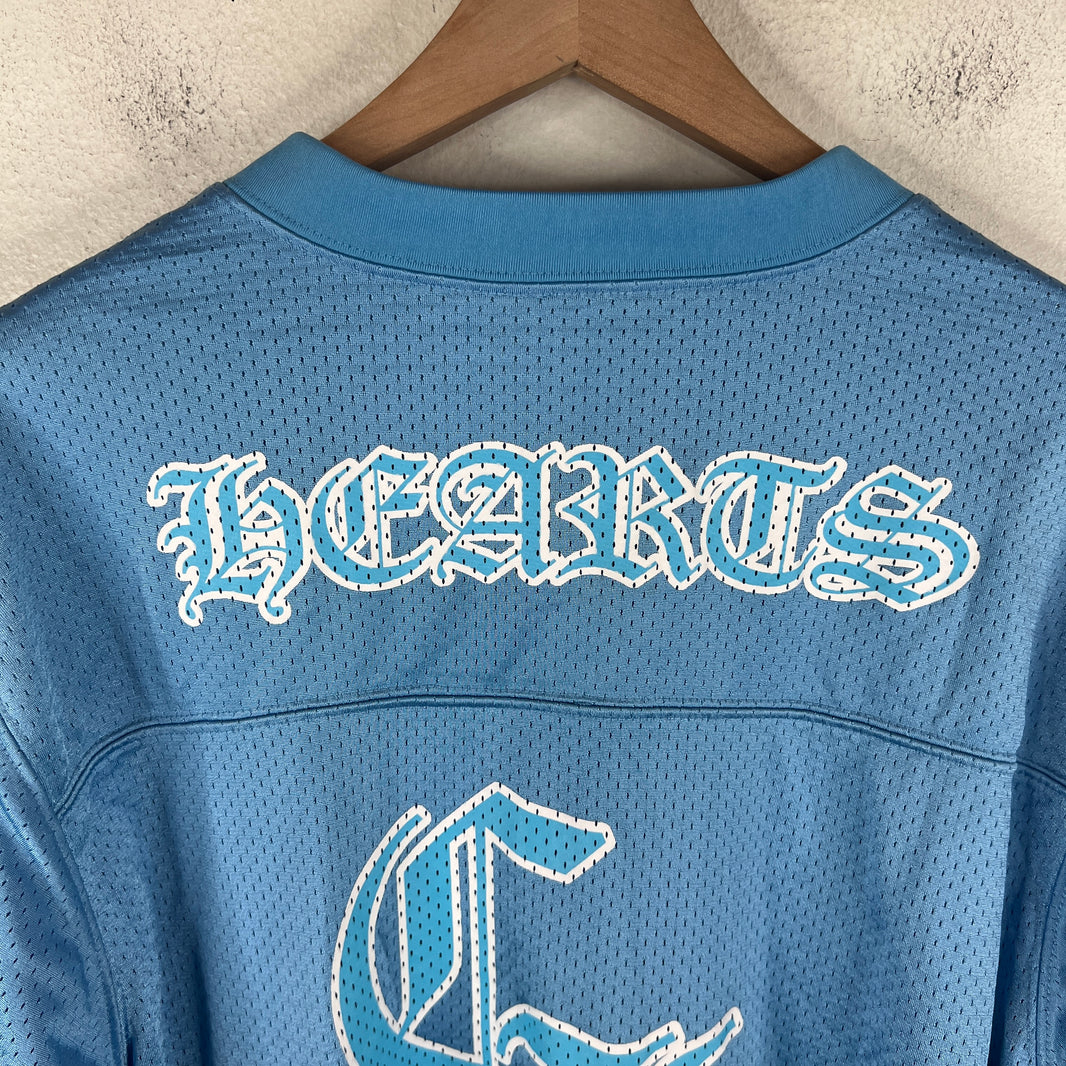 Chrome Hearts Blue Sports Warm-Up Jersey