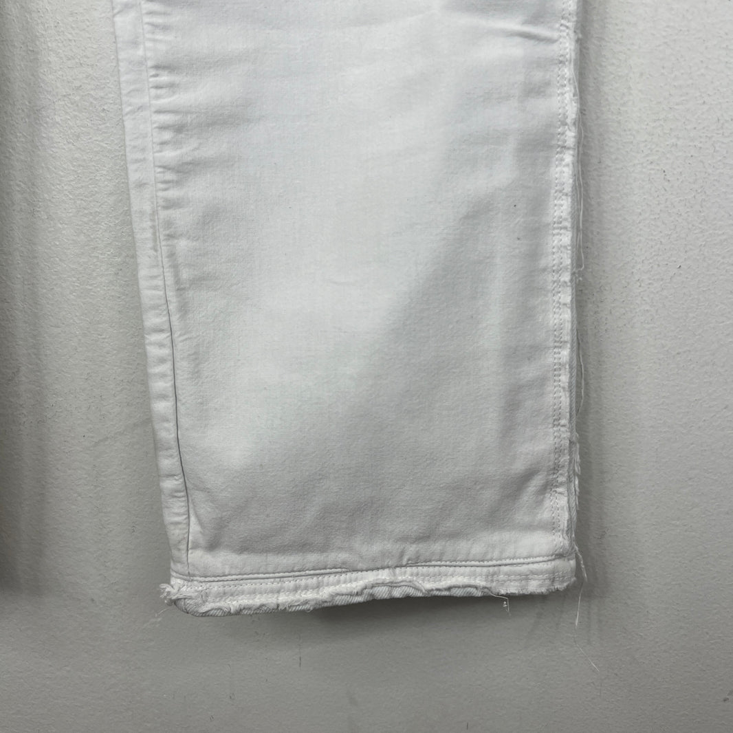 Margiela White Distressed Inside Out Jeans
