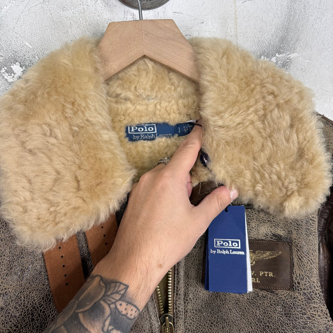Ralph Lauren Shearling Flight Jacket