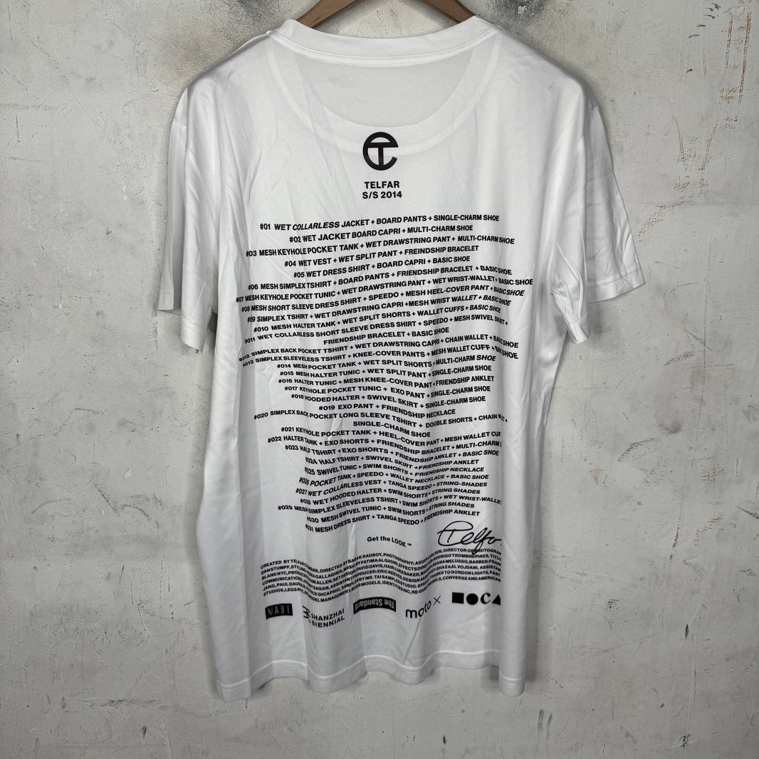 Telfar Get The Look White T-Shirt