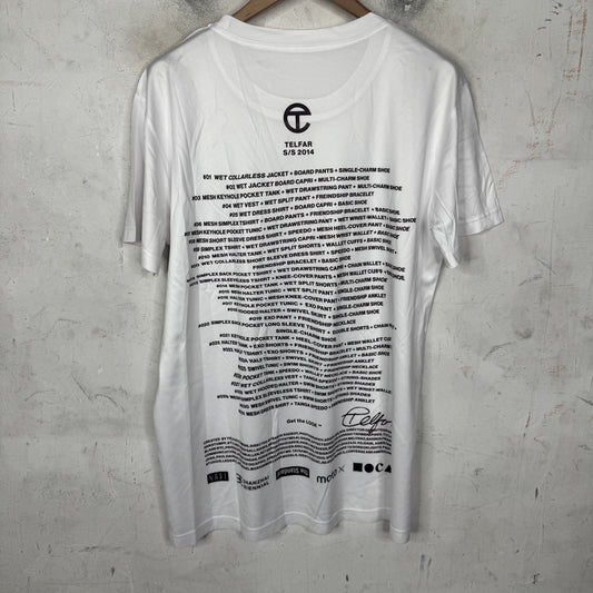 Telfar Get The Look White T-Shirt