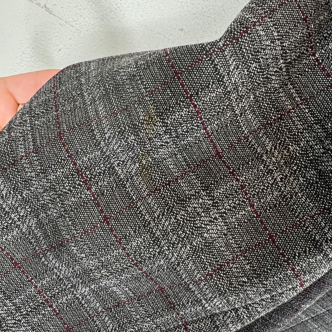 Balenciaga Double Breasted Plaid Blazer