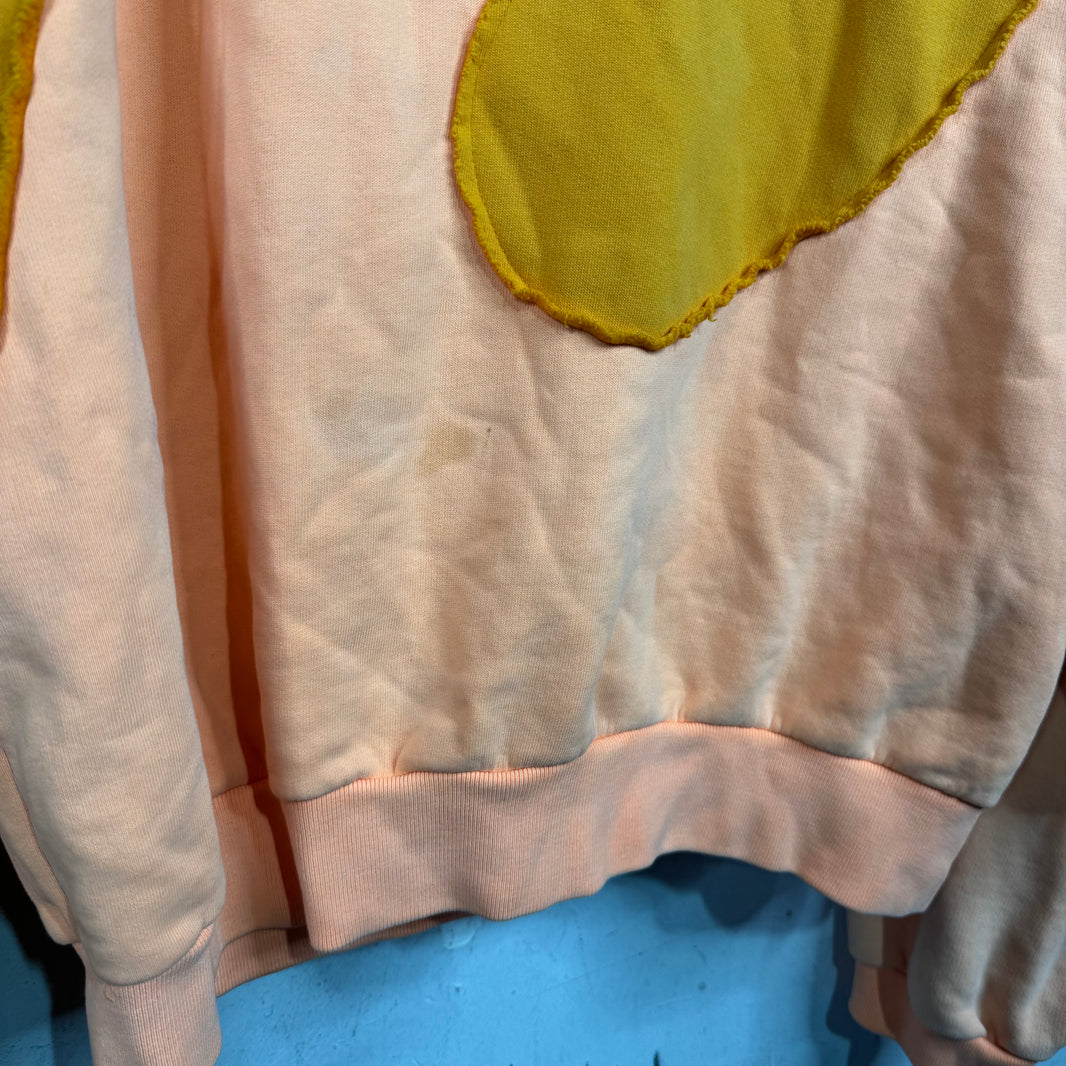ERL Orange Two Toned Swirl Hoodie