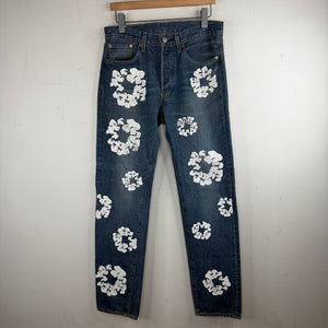 Denim Tears Levi's 501 Wreath Jeans