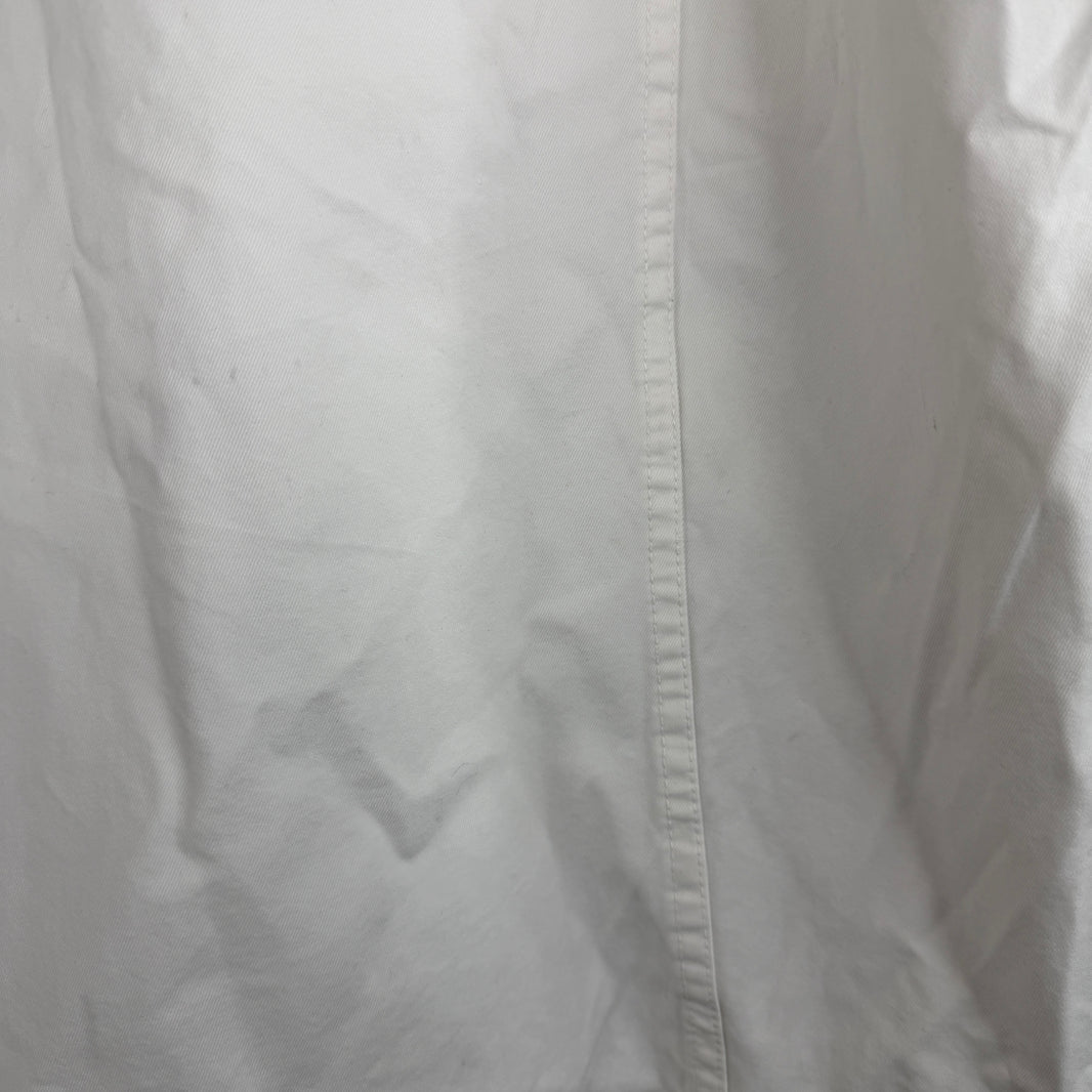 Stone Island White Button Up Jacket