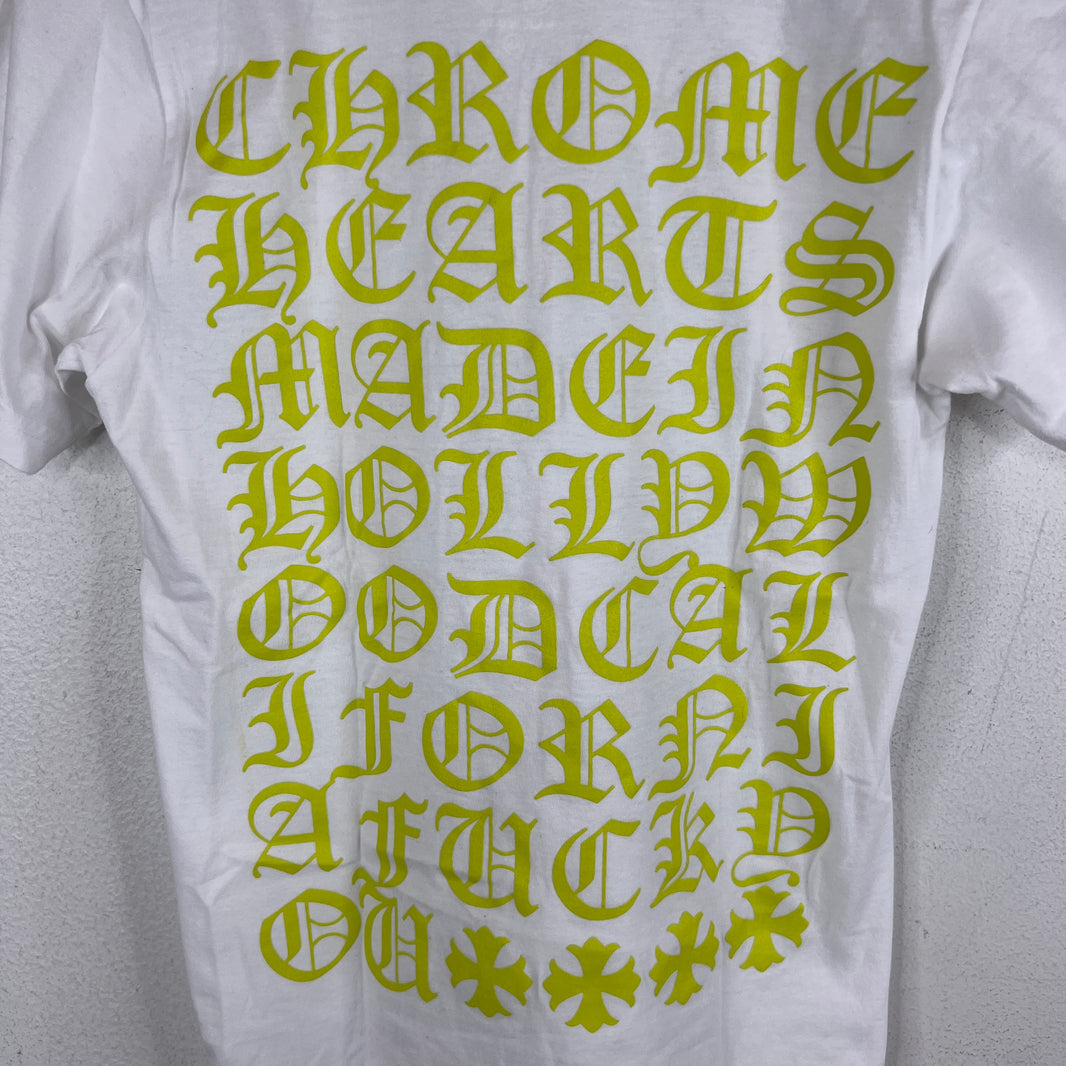 Chrome Hearts Neon Eyechart T-Shirt