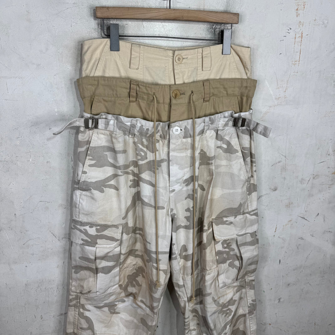 Project G/R Triple Layered Sand Camo Cargo Pants